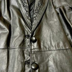 Leather Coat Dress Length